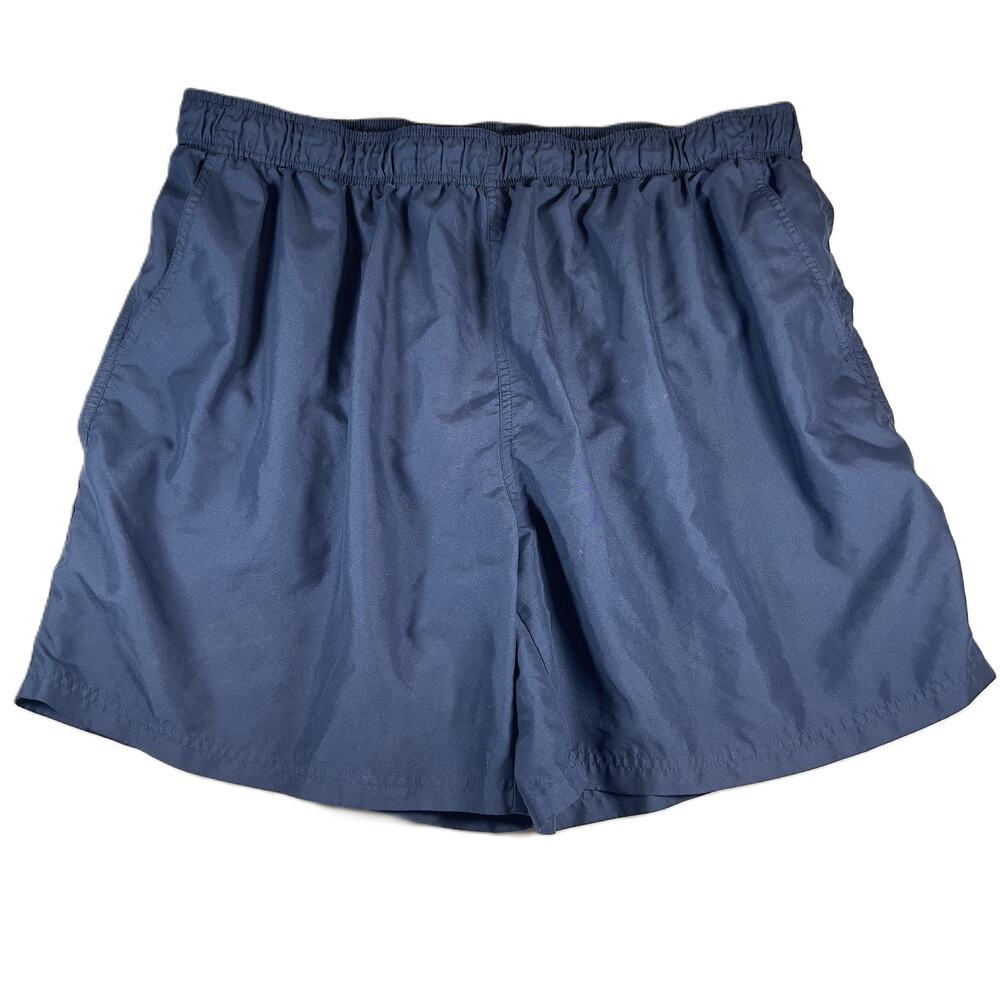 OP Sport Ocean Pacific Bathing Suit Men 2XL Pocket Vintage Mesh Lined Dark Navy